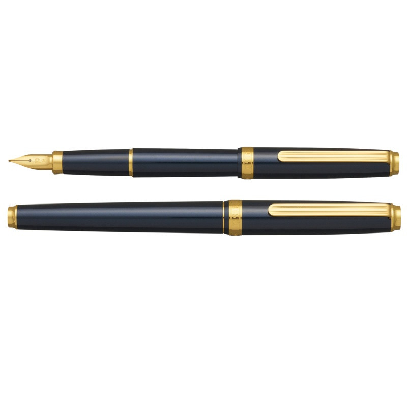 Pióro wieczne Platinum BISO Nebula Black F, w pudełku, czarne