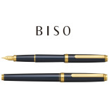 Pióro wieczne Platinum BISO Nebula Black F, w pudełku, czarne