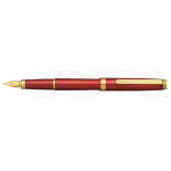 Pióro wieczne Platinum BISO Flame Red F, w pudełku, czerwone