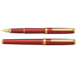 Pióro wieczne Platinum BISO Flame Red F, w pudełku, czerwone