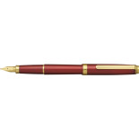 Pióro wieczne Platinum BISO Flame Red F, w pudełku, czerwone