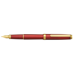 Pióro wieczne Platinum BISO Flame Red M, w pudełku, czerwone