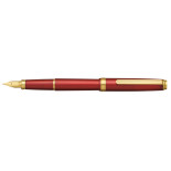 Pióro wieczne Platinum BISO Flame Red M, w pudełku, czerwone
