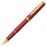 Pióro wieczne Platinum BISO Flame Red M, w pudełku, czerwone