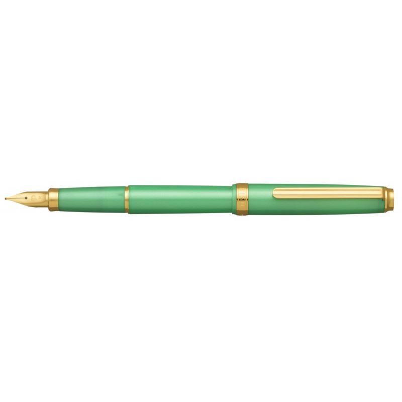 Pióro wieczne Platinum BISO Mint Green F, zielone