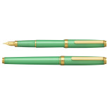 Pióro wieczne Platinum BISO Mint Green F, zielone