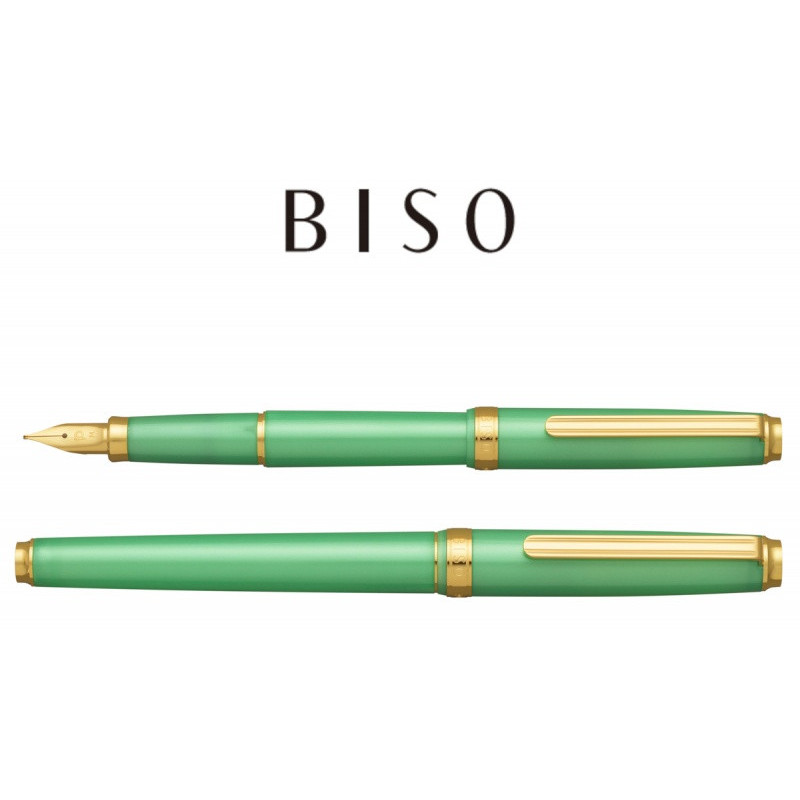 Pióro wieczne Platinum BISO Mint Green F, zielone