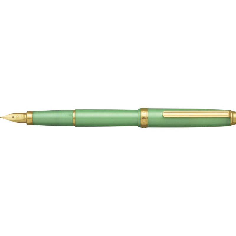 Pióro wieczne Platinum BISO Mint Green F, zielone