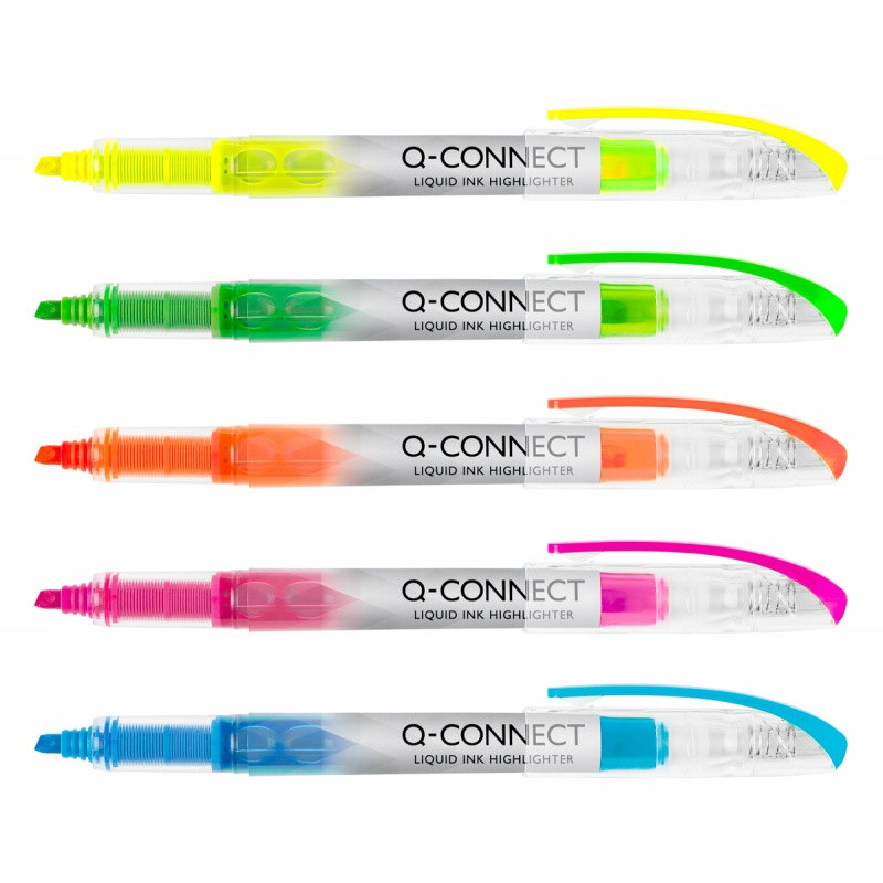 Zakreślacz Q-CONNECT, 1–4mm, żółty