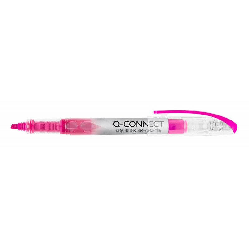 Zakreślacz Q-CONNECT, 1–4mm, różowy