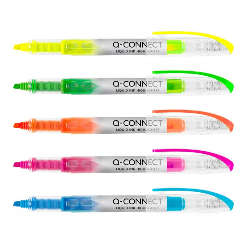 Zakreślacz Q-CONNECT, 1–4mm, różowy