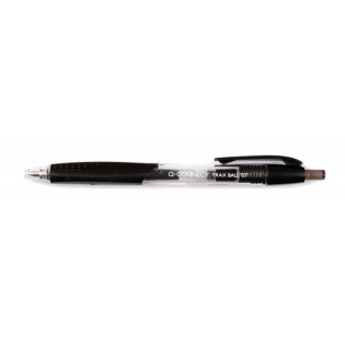 Długopis automatyczny Q-CONNECT Trax, 0,7mm, czarny