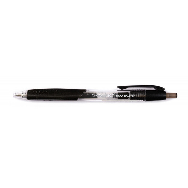 Długopis automatyczny Q-CONNECT Trax, 0,7mm, czarny