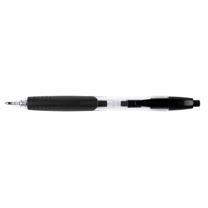 Długopis automatyczny Q-CONNECT Trax, 0,7mm, czarny