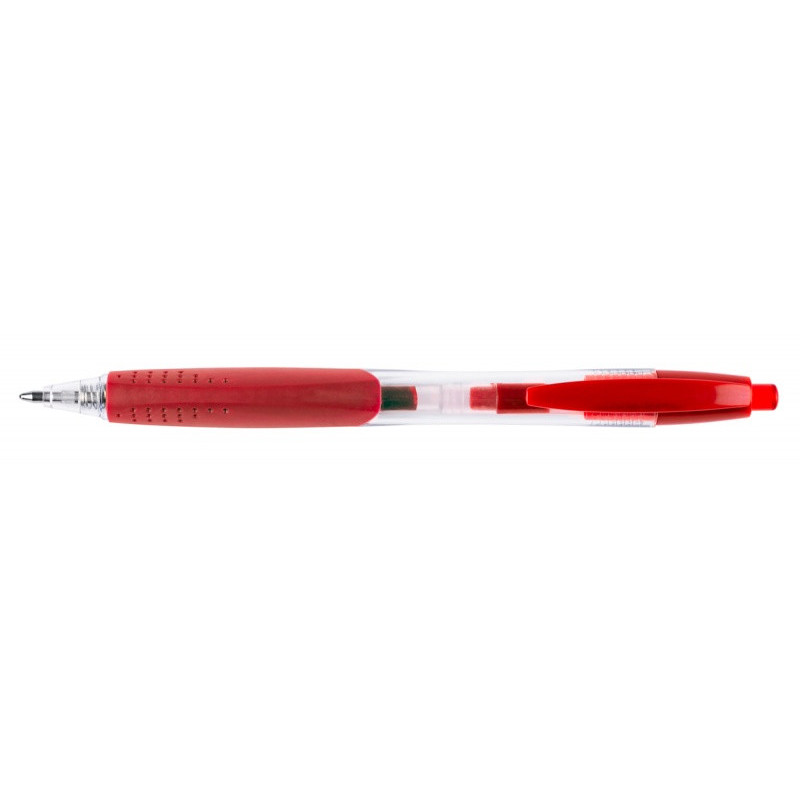 Długopis automatyczny Q-CONNECT Trax, 0,7mm, czerwony