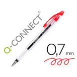 Długopis Q-CONNECT Delta, z wymiennym wkładem, 0,7mm, czerwony