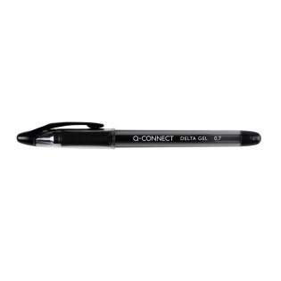 Długopis żelowy szybkoschnący Q-CONNECT, 0,7mm, czarny