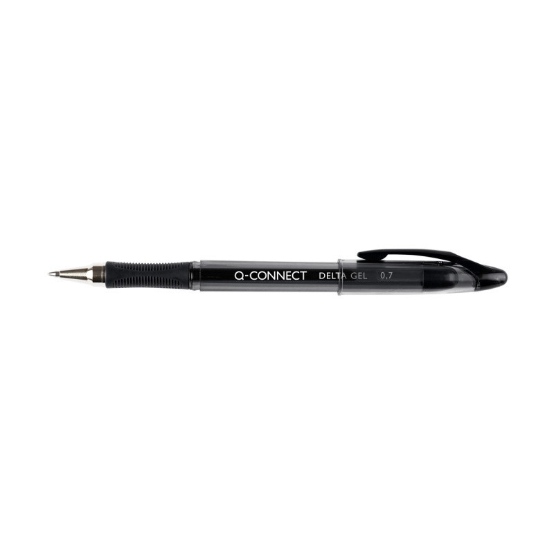 Długopis żelowy szybkoschnący Q-CONNECT, 0,7mm, czarny