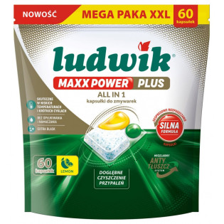 Kapsułki do zmywarek Maxx Power LUDWIK, 60 szt., lemon