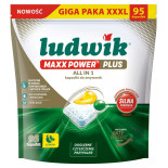 Kapsułki do zmywarek Maxx Power LUDWIK, 95 szt., lemon
