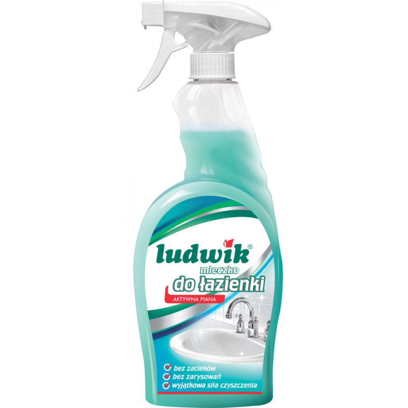 Mleczko do czyszczenia łazienki w sprayu LUDWIK, 750ml