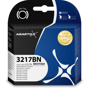 Tusz Asarto do Brother 3217BN | LC3217BK | 550 str. | black