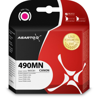 Tusz Asarto do Canon GI-490MN | 0665C001 | 70ml | magenta