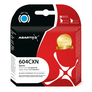 Tusz Asarto do Epson 604CXN | C13T10H24010 | 400 str. | 7ml | cyan