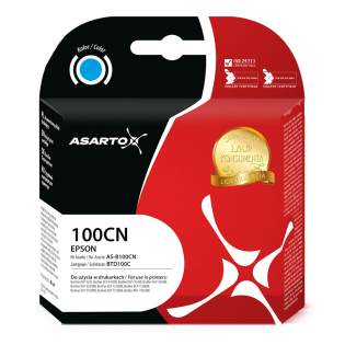 Tusz Asarto do Brother 100CN | BTD100C | 48ml | cyan