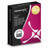 Taśma Asarto do DYMO D9/7 | S0720680 | black/white | 9mm*7m