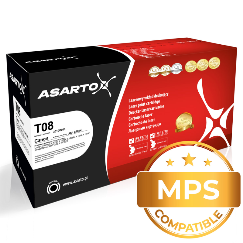 Toner Asarto do Canon T08 | 3010C006 | 11000 str. | black