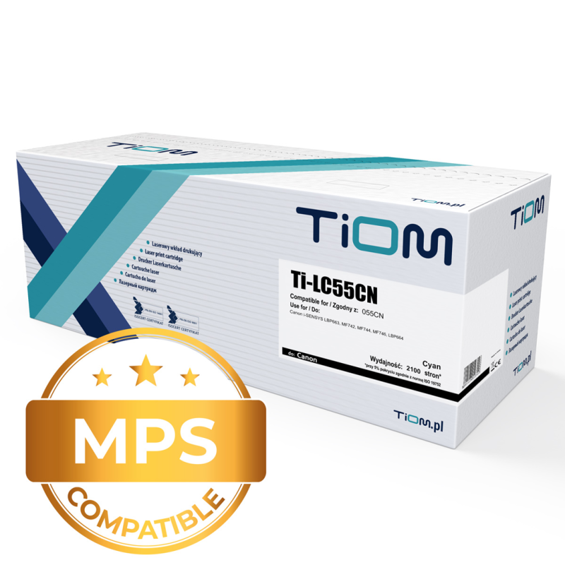 Toner Tiom do Canon 055CN | 3015C002 | 2100 str. | cyan