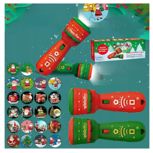 Projektor latarka dla dzieci świąteczny Mikołajki 3 lata +