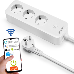 Bounn Inteligentny przedłużacz z WiFi EU11
