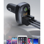Ładowarka samochodowa USB QC3.0+TYPE C 3A+USB 1A