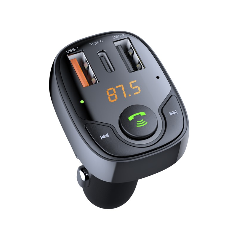 Ładowarka samochodowa USB QC3.0+TYPE C 3A+USB 1A
