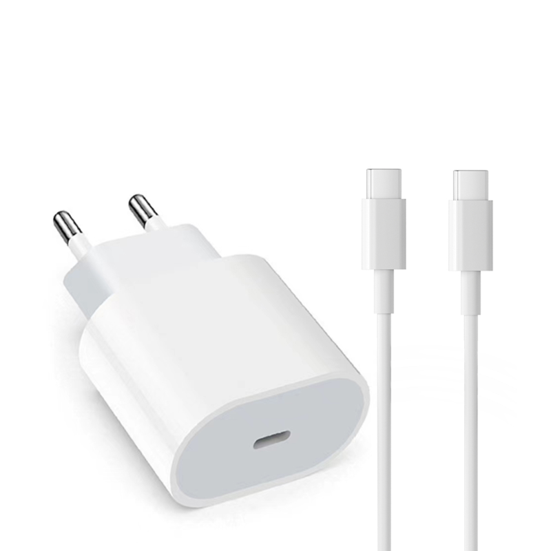 Ładowarka sieciowa 20W + kabel USB C / USB C PD20W