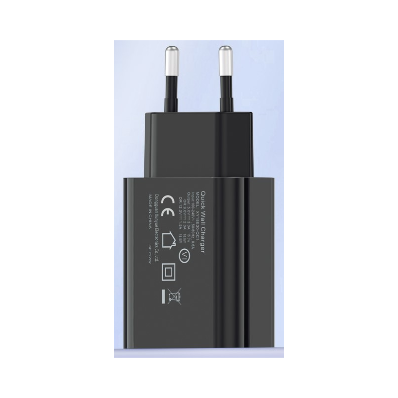 Ładowarka sieciowa QC3.0 18W | czarna