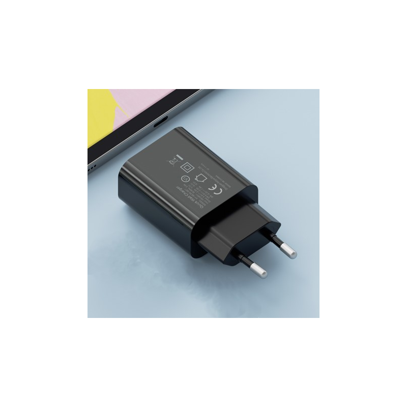 Ładowarka sieciowa QC3.0 18W | czarna