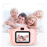 Aparat fotograficzny dla dzieci mleczny różowy myszka