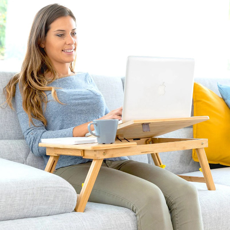Bounn Stolik bambusowy (podstawka) pod laptopa