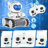 Robot zdalnie sterowany z funkcją Walkie-Talkie emocje LED