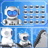 Robot zdalnie sterowany z funkcją Walkie-Talkie emocje LED
