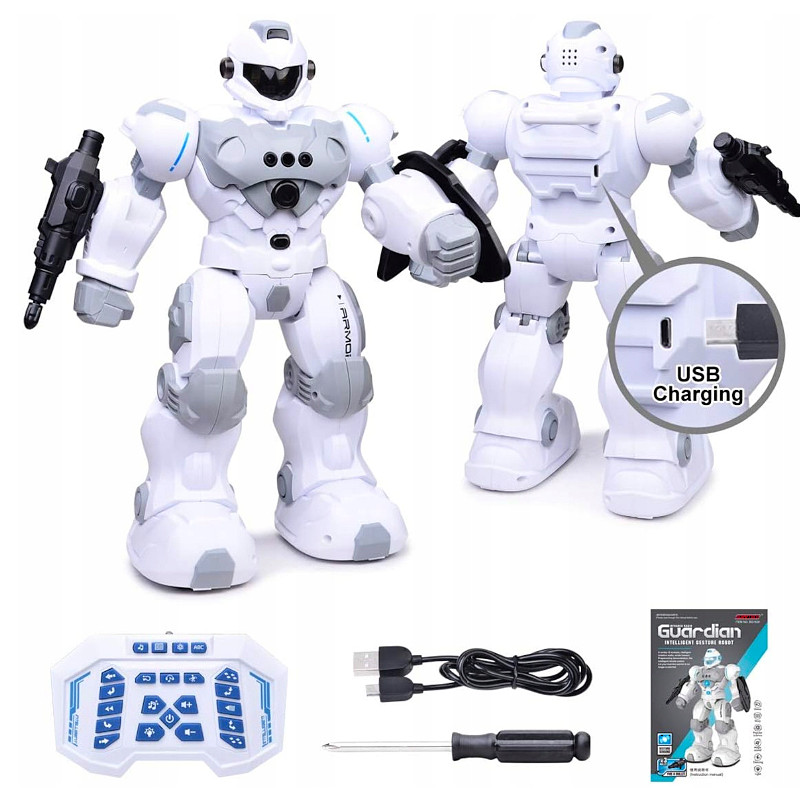 Robot zdalnie sterowany niebieski