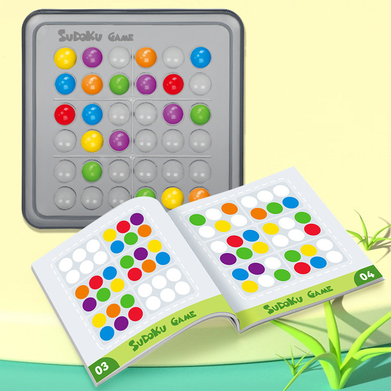 Gra logiczna sudoku kolorowe kulki
