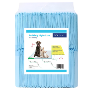 Podkład higieniczny dla zwierząt 45x60 cm chłonność do 500 ml | 100 sztuk