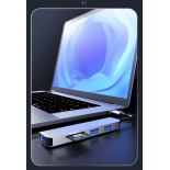 Bounn Adapter 5w2 USB/Type-C to USB3.0+USB2.0*2+SD/TF