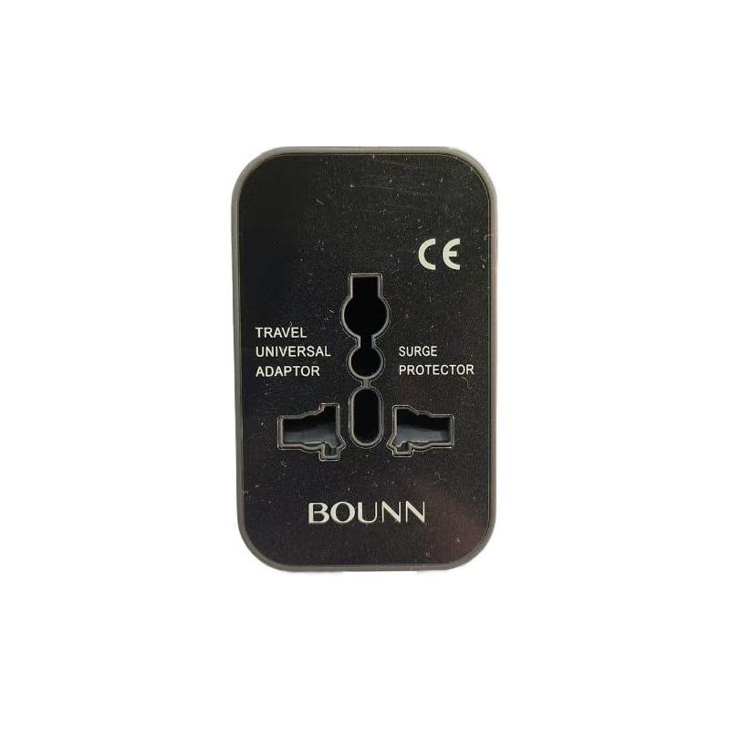Bounn przejściówka do gniazdka angielsko polska EU UK USA 2x USB