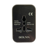Bounn przejściówka do gniazdka angielsko polska EU UK USA 2x USB