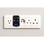 Bounn przejściówka do gniazdka angielsko polska EU UK USA 2x USB